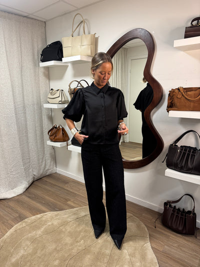 Etta heavy satine bluse