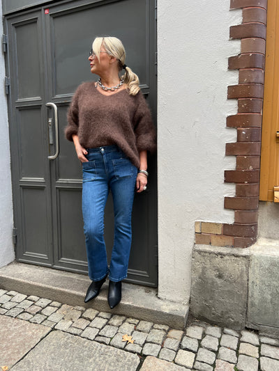 Johanna kick flare wash blue( ljus)