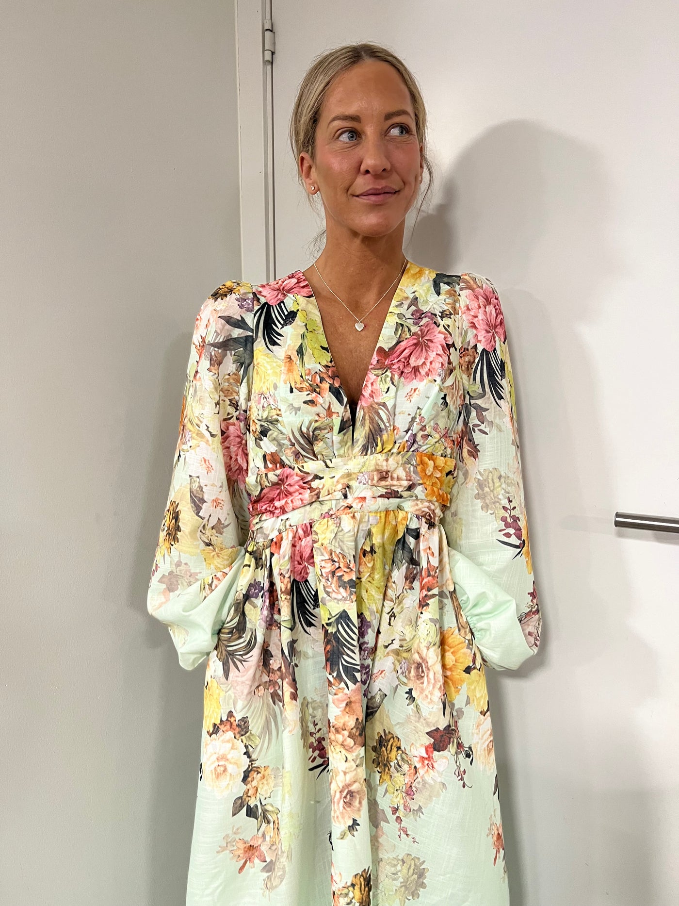 Flower dress Green