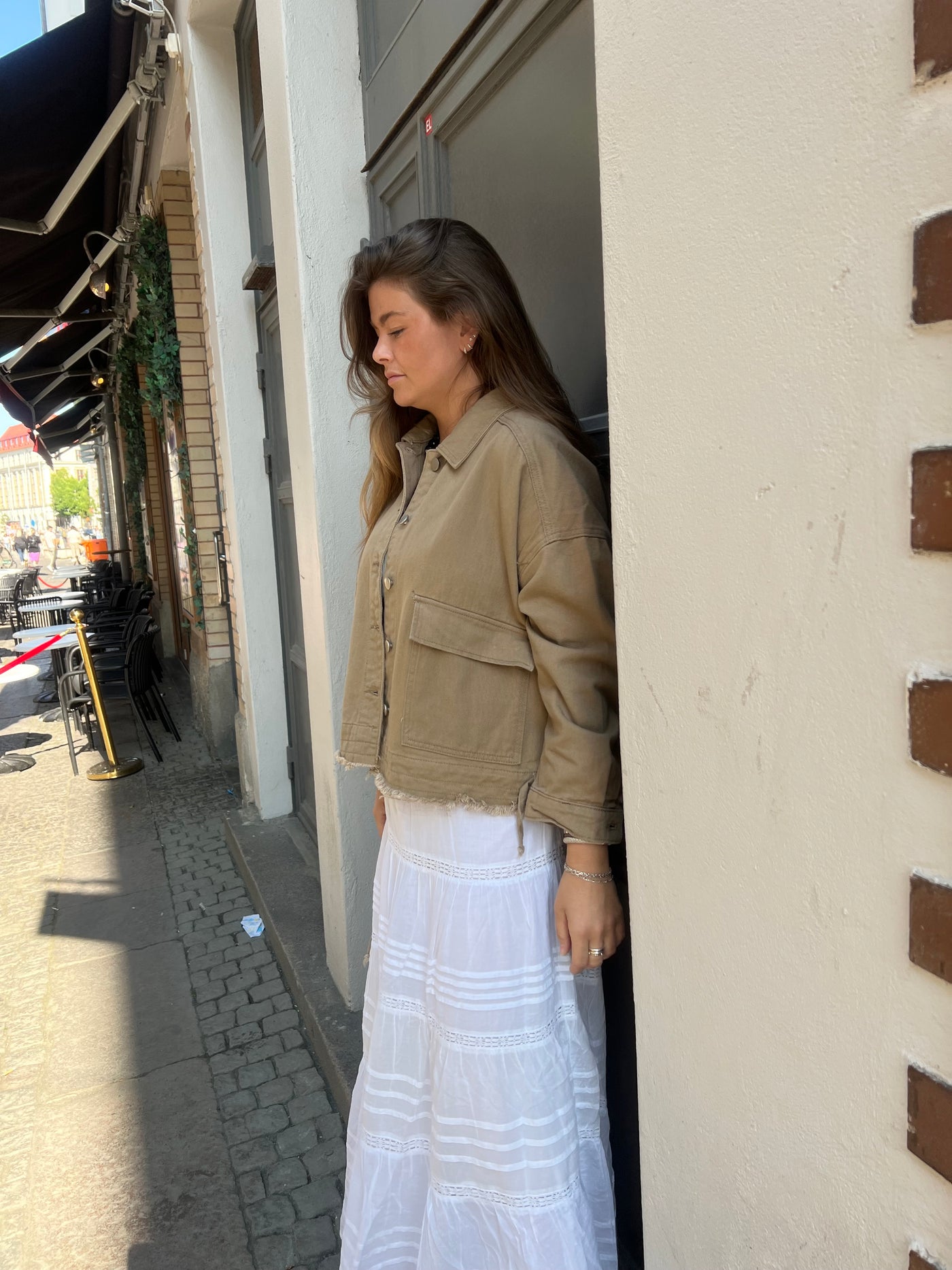 Mio overshirt camel