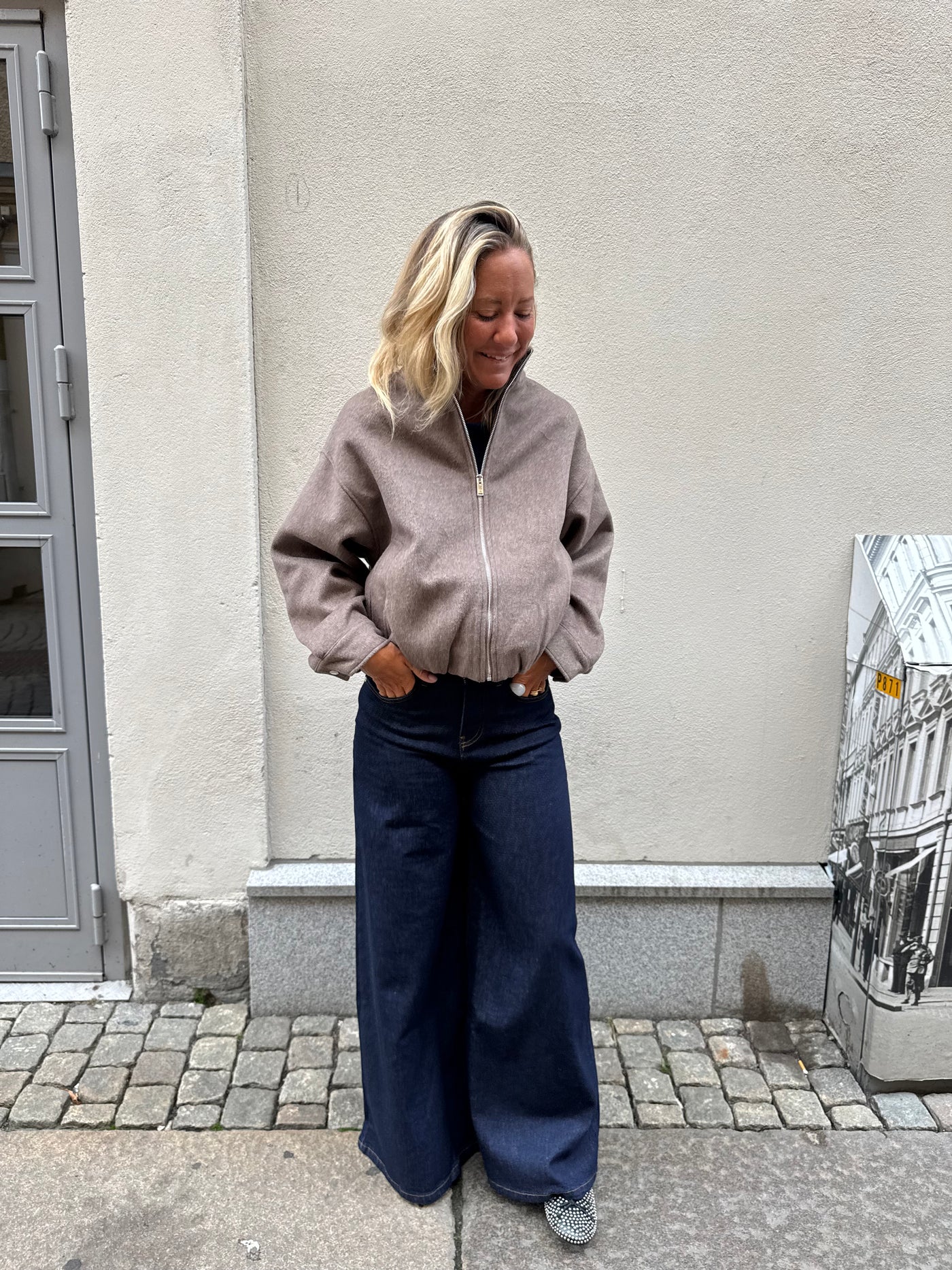 Florine Wool Bomber Jacket