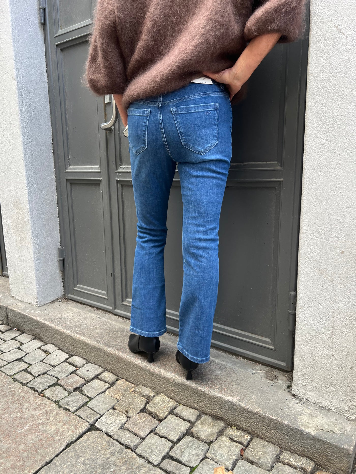 Johanna kick flare wash blue( ljus)