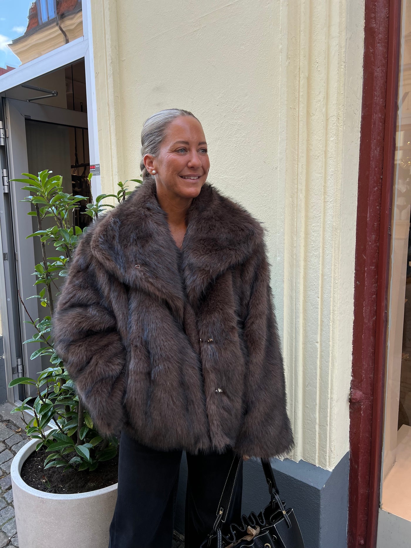 Stephanie Faux Fur Jacket