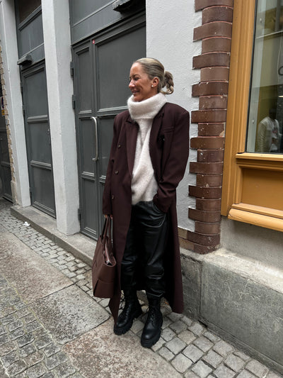 C Long Coat Brown - SC324