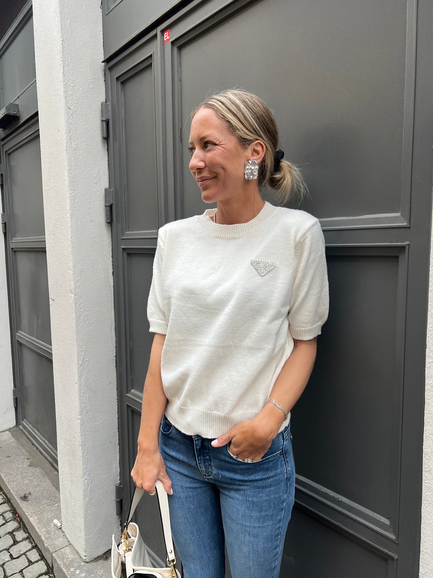 Amanda tröja offwhite