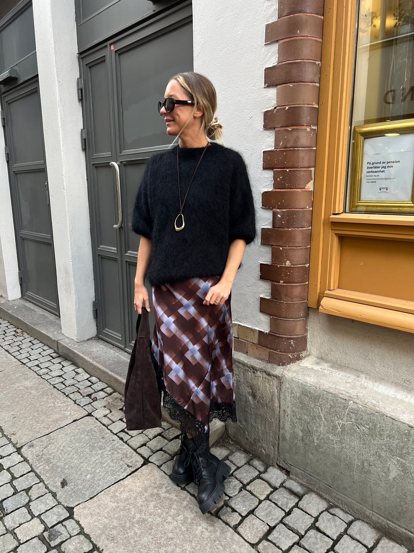 Roro Mohair  black Short - 22012