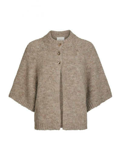 NEO NOIR KOFTA BENUTA FLUFFY KNIT BEIGE MELANGE