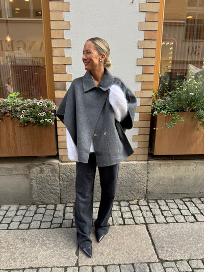 Sophie Cape Jacket GREY 5113