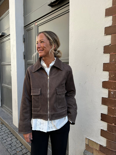 Sandro  jacket taupe 25019