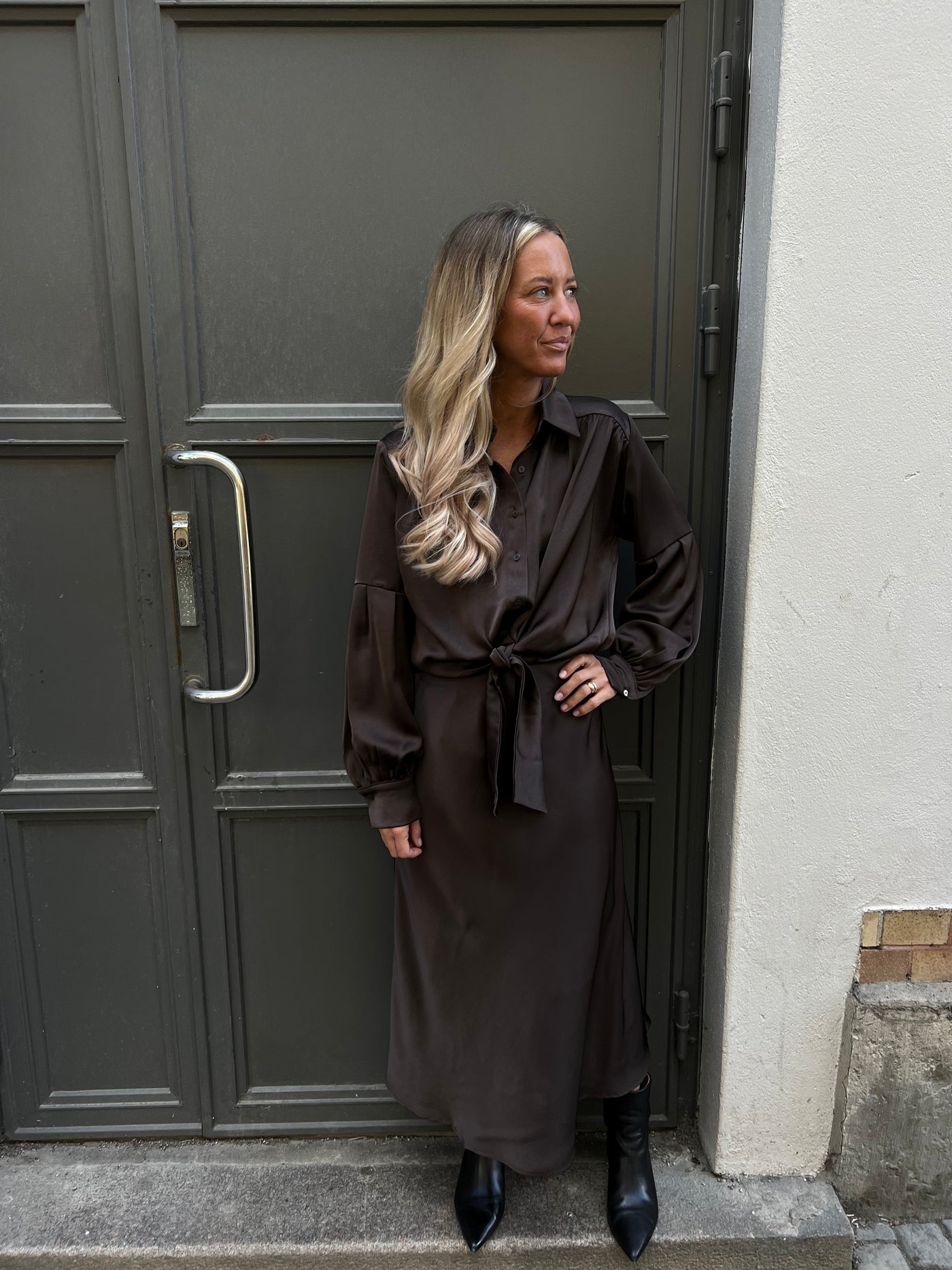 Neo Noir Bovary skirt Brown