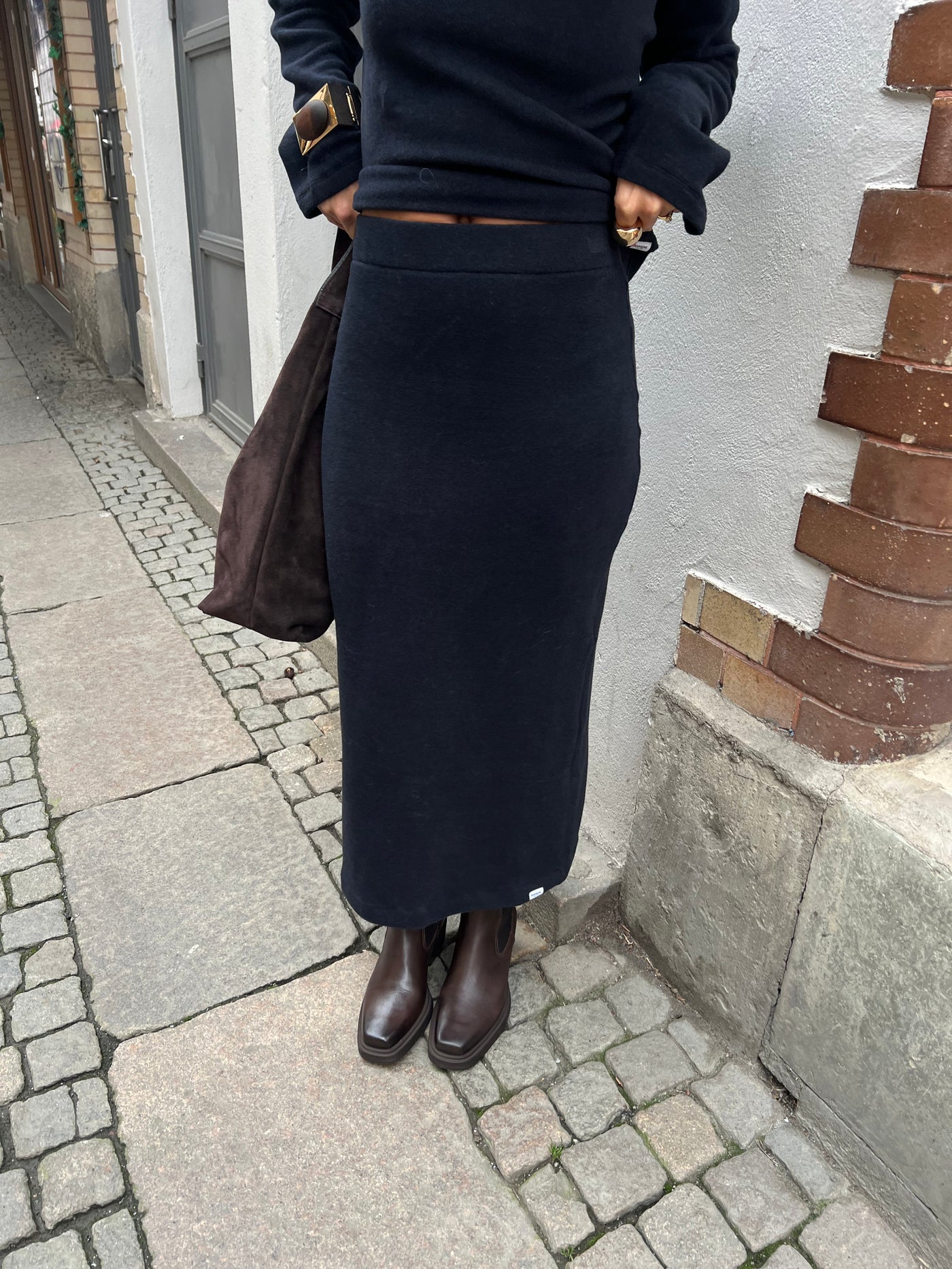 Penn&ink navy kjol 222LTD