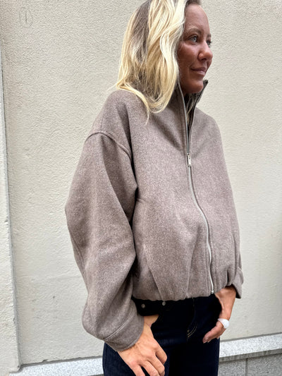 Florine Wool Bomber Jacket