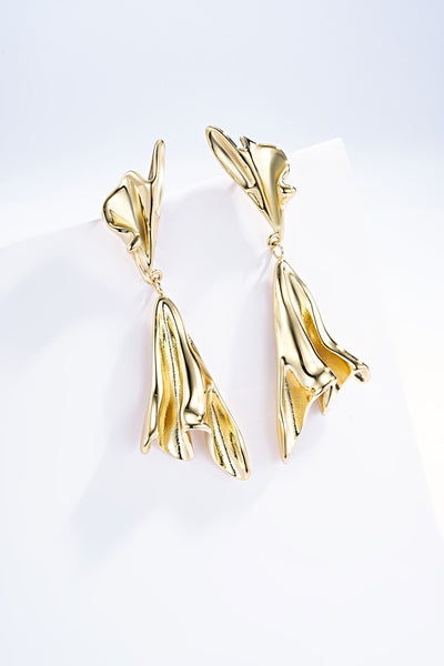 Fi Long Earings guld & silver