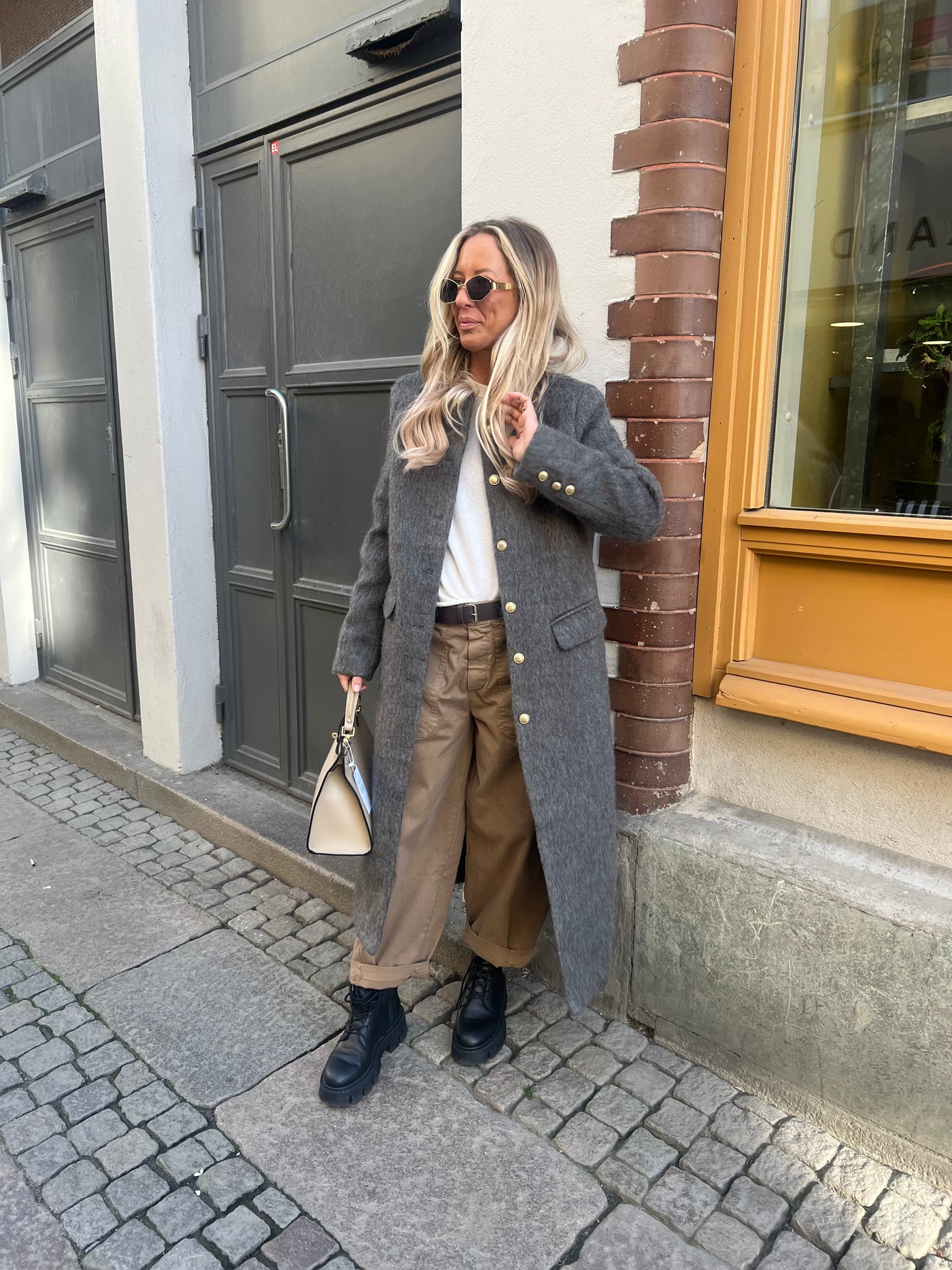Jackie coat grey