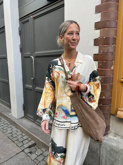 France Blouse Beige lev 7 dagar