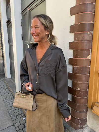Look blouse brown