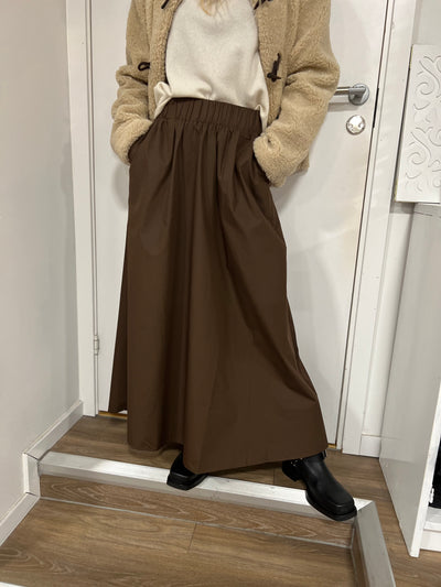 IXTAU MAXI SKIRT brun
