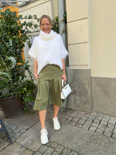 ANNA SKIRT PLISSE grön - YE1SK211