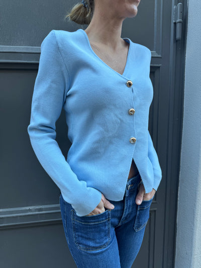 Hanna Gold Bottom Blue