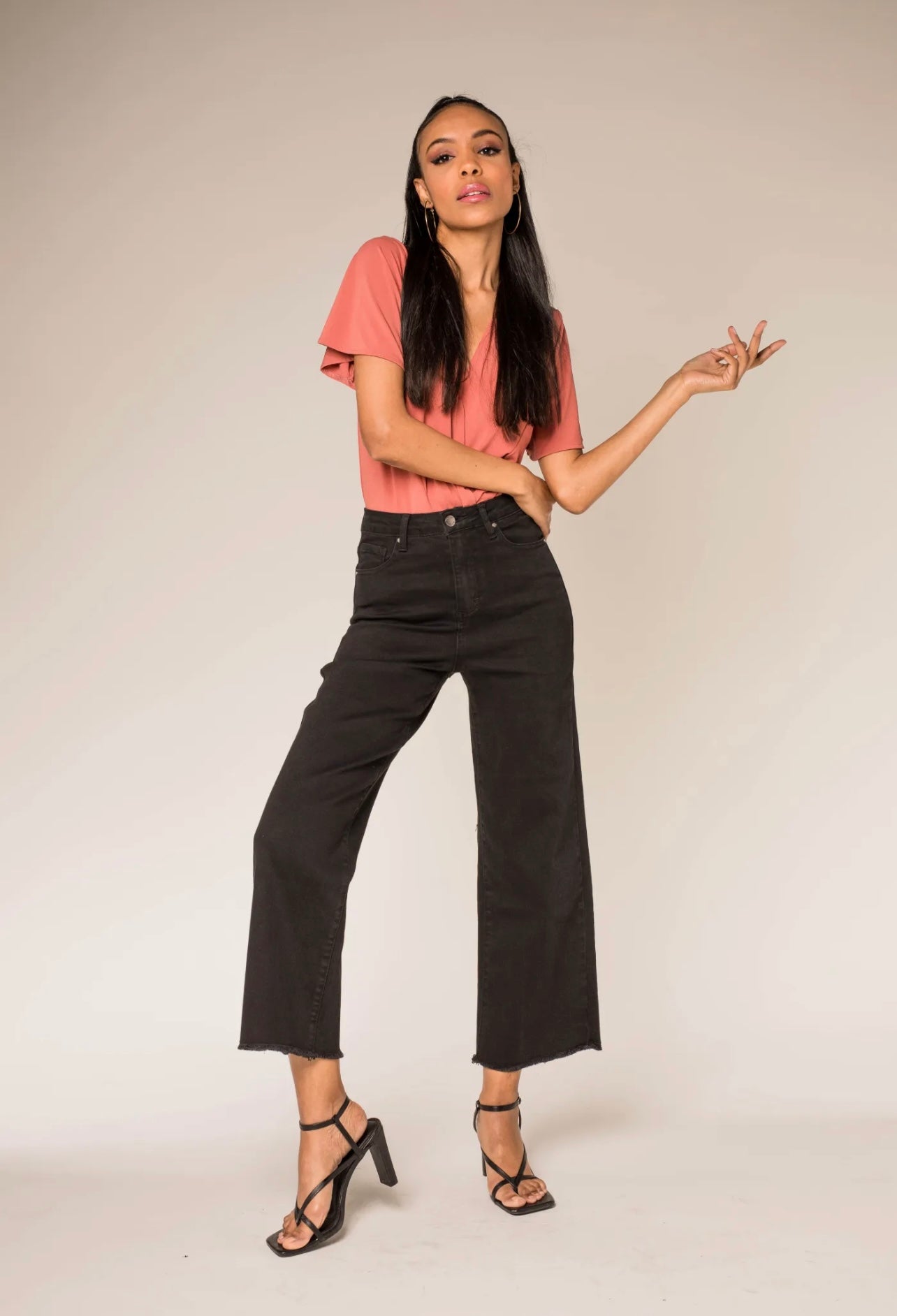 Charlotte Cropt jeans black