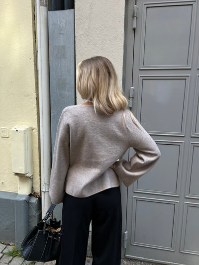 Feminin Cardigan beige
