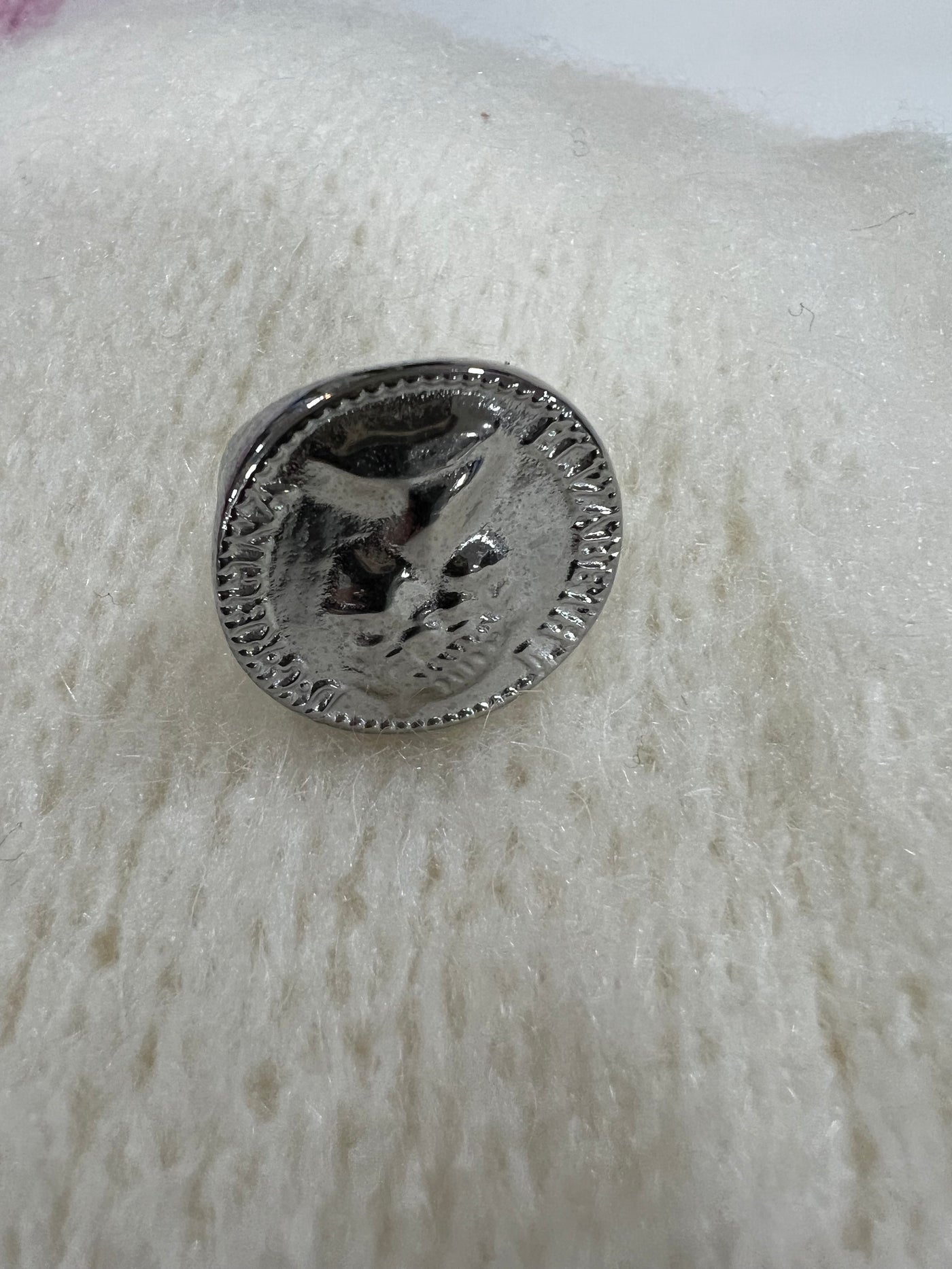 Ring stor peng Silver / guld