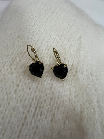 Örhängen black heart