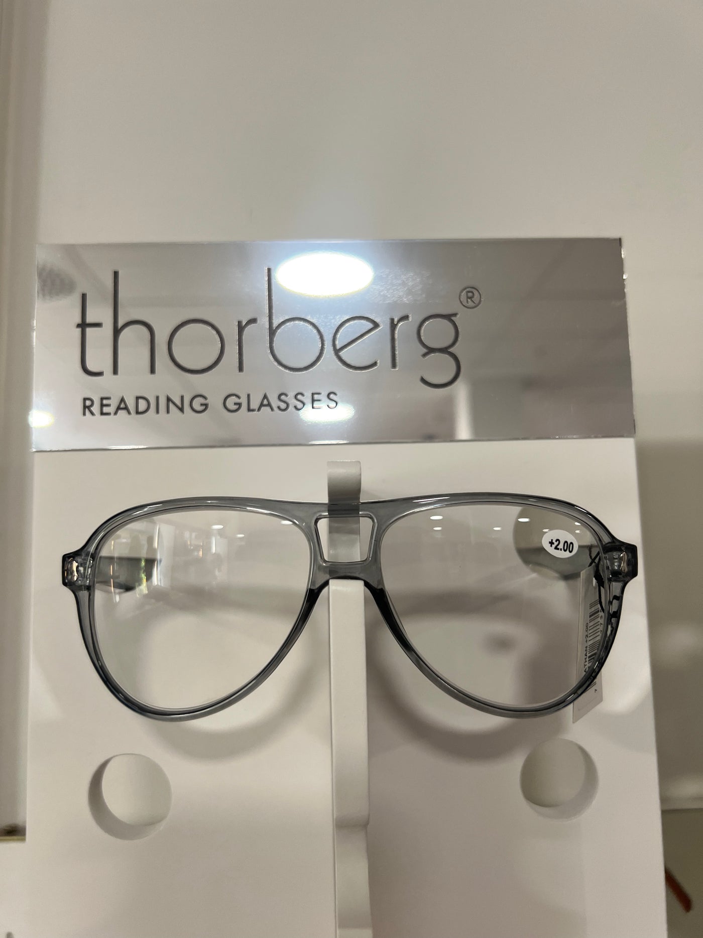 Thorbergs läsglasögon pilot grey