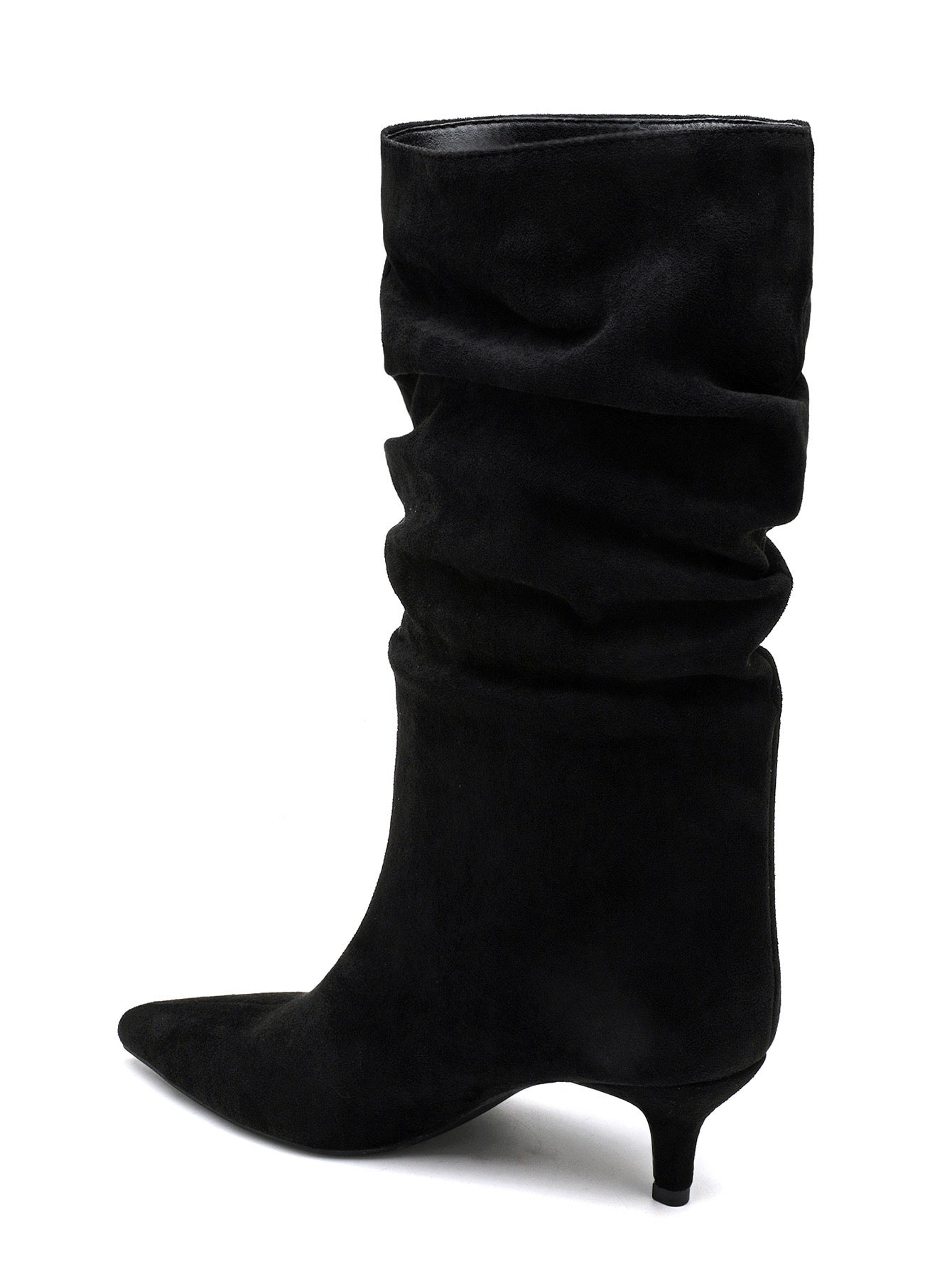 Macy Black suede boots
