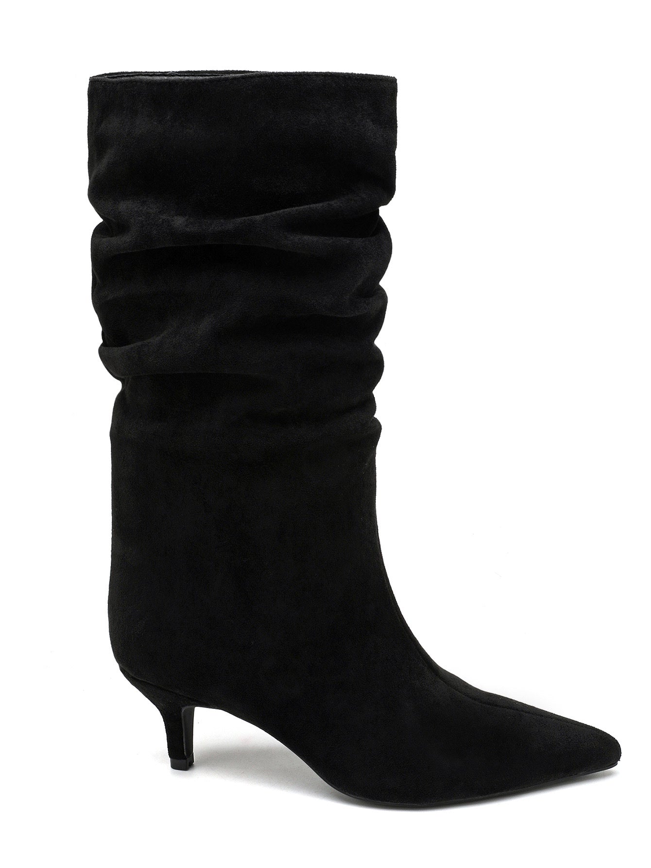 Macy Black suede boots