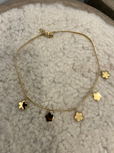 Bloom necklace gold