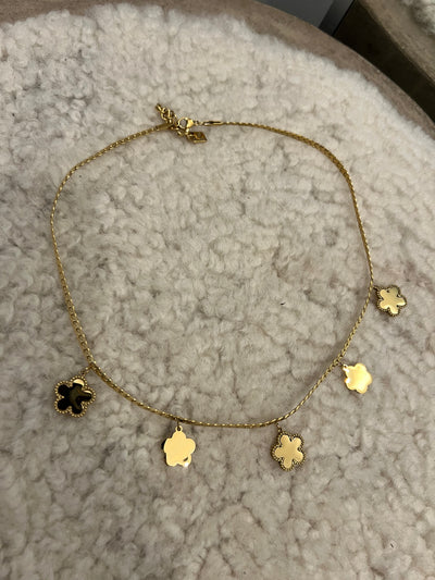 Bloom necklace gold