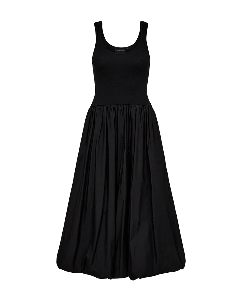 CMSIV-DRESS LONG DRESS -BLACK