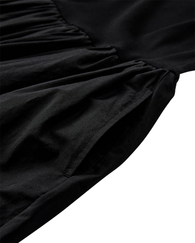 CMSIV-DRESS LONG DRESS -BLACK