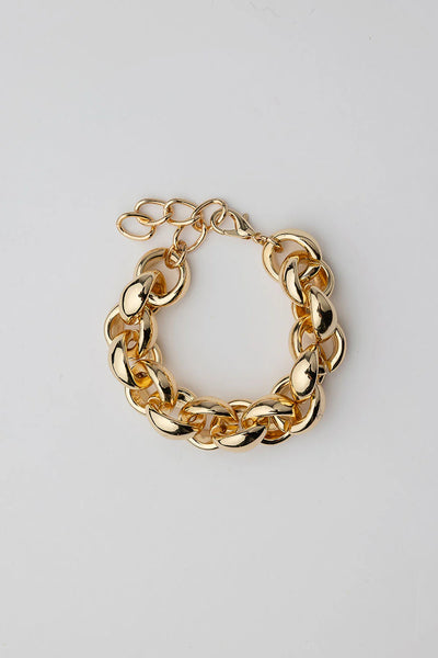 LEIA BRACELET SILVER & GULD