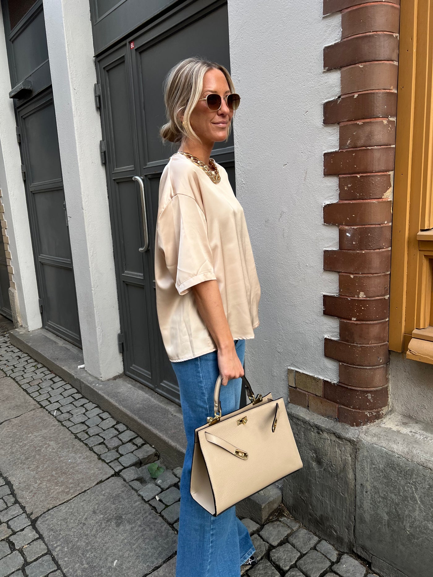 Denise top beige