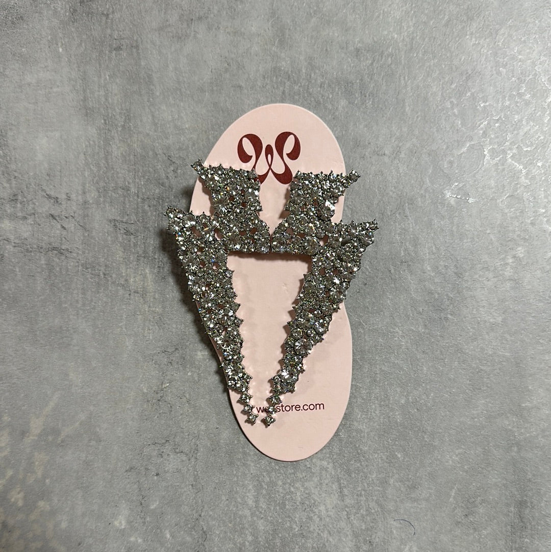 Big flash earrings